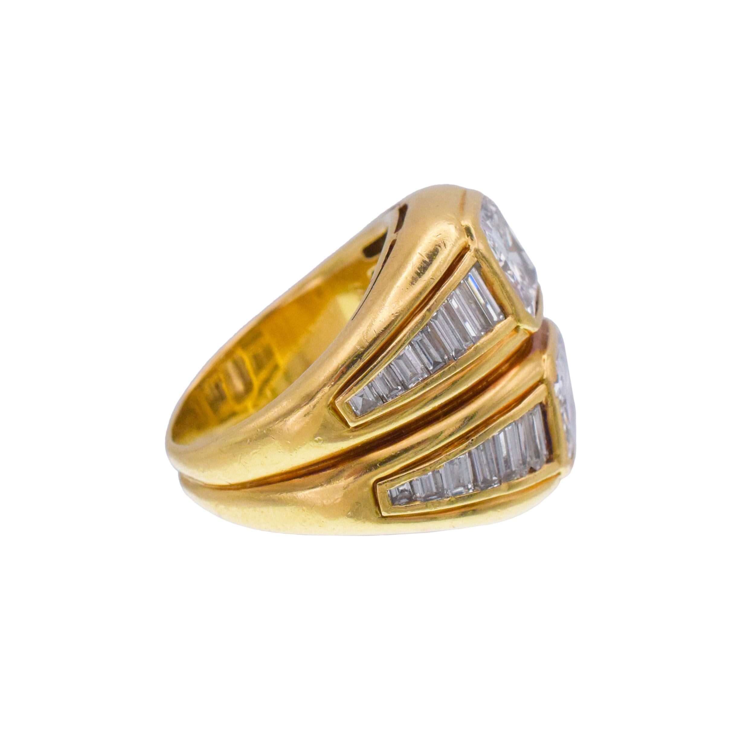Anello Bulgari con doppio diamante I in vendita 1
