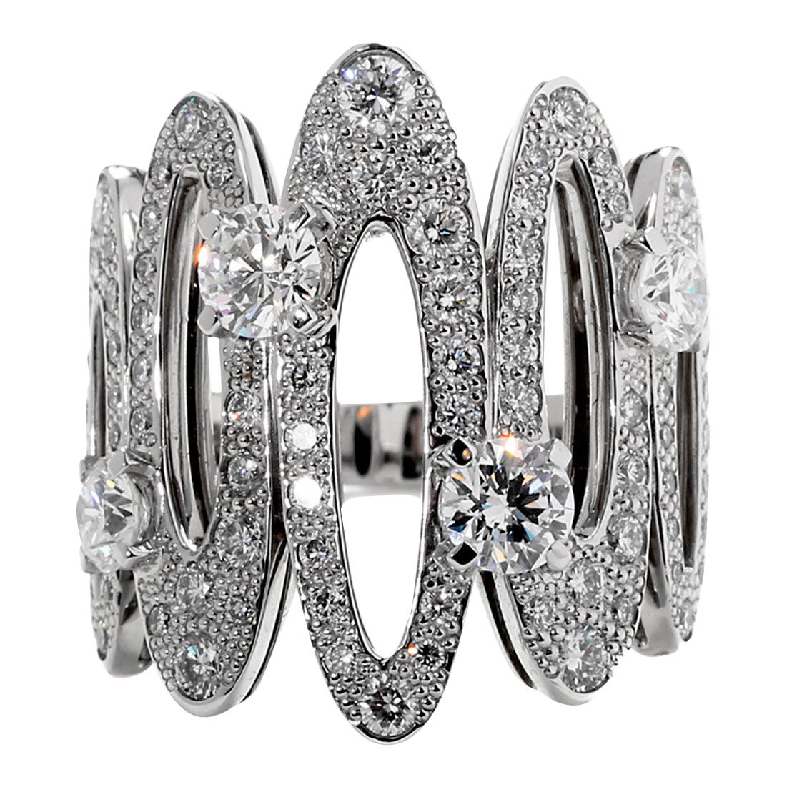 Bulgari Elisia Diamond White Gold Ring