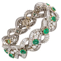 Bulgari Smaragd-Diamant-Armband