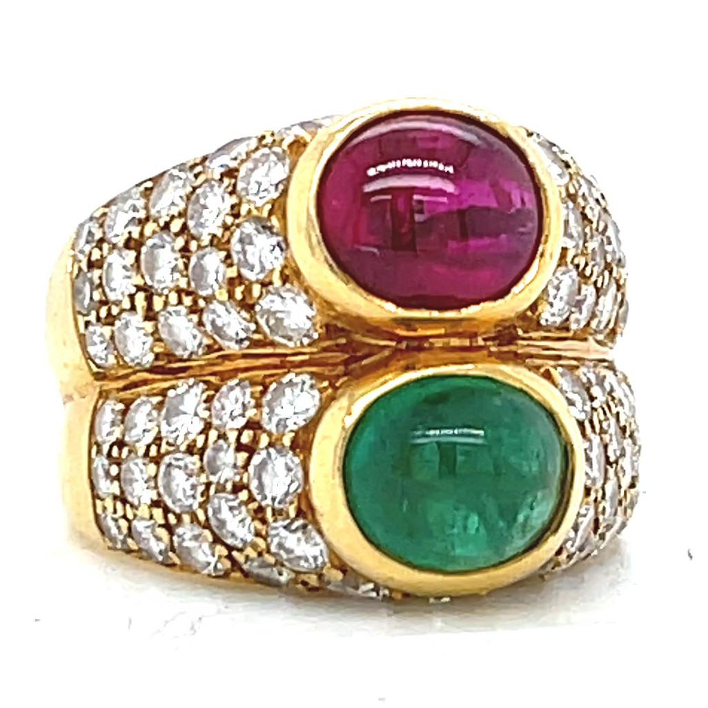 bulgari emerald ring