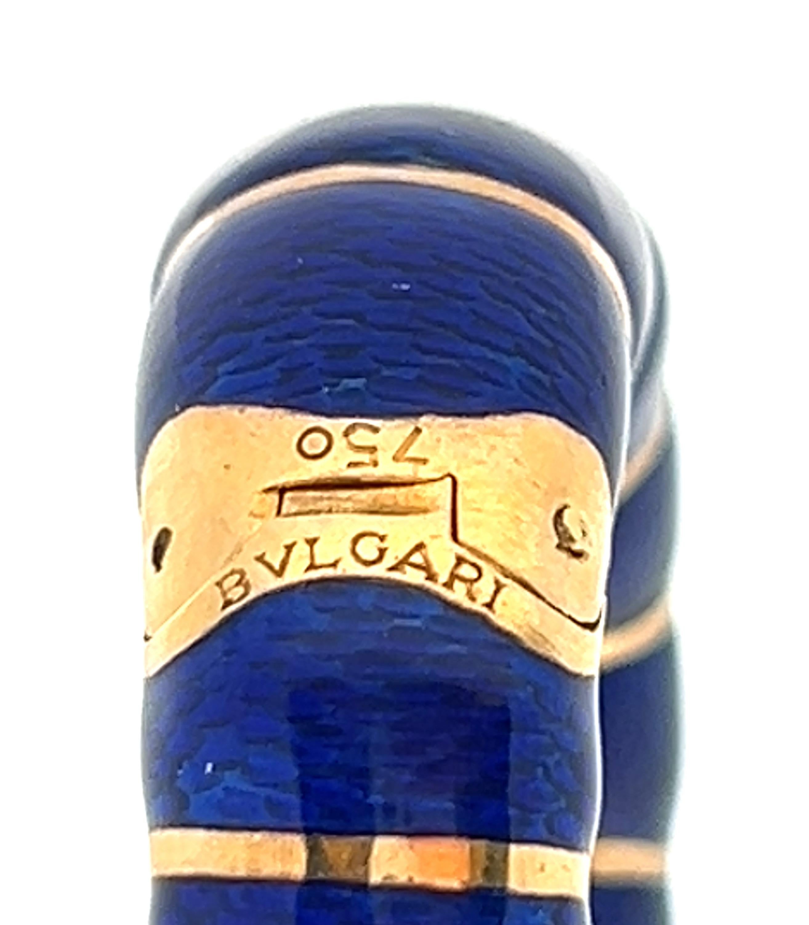 Bulgari Emaille-Reifen-Ohrringe 2