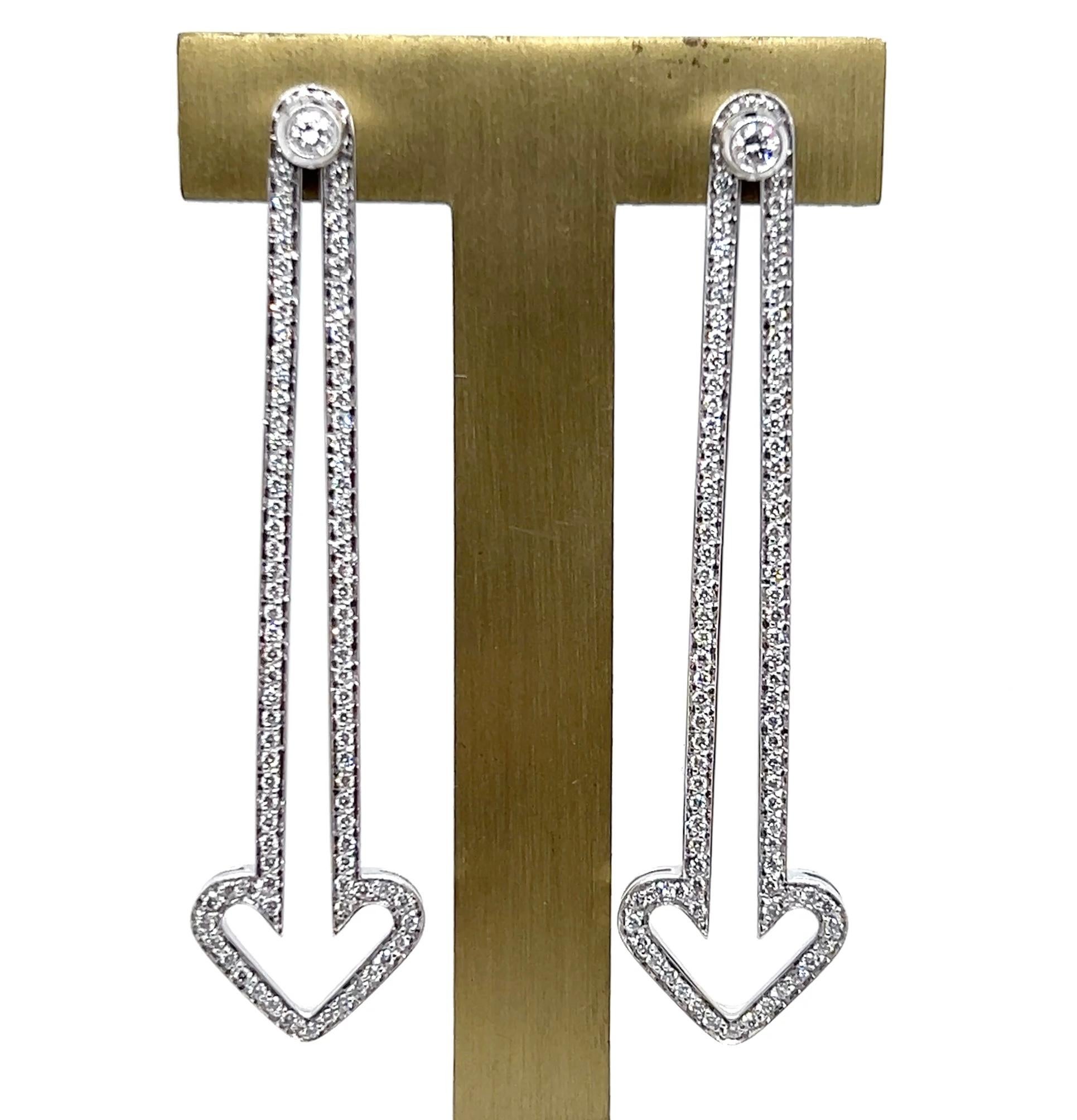 Orecchini Bulgari Enigma con diamanti da 1,15 tcw in oro bianco 18 carati in vendita 1