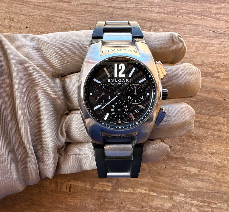 Bulgari Ergon Chronograph Automatic ref EG40SCH Watch For Sale at