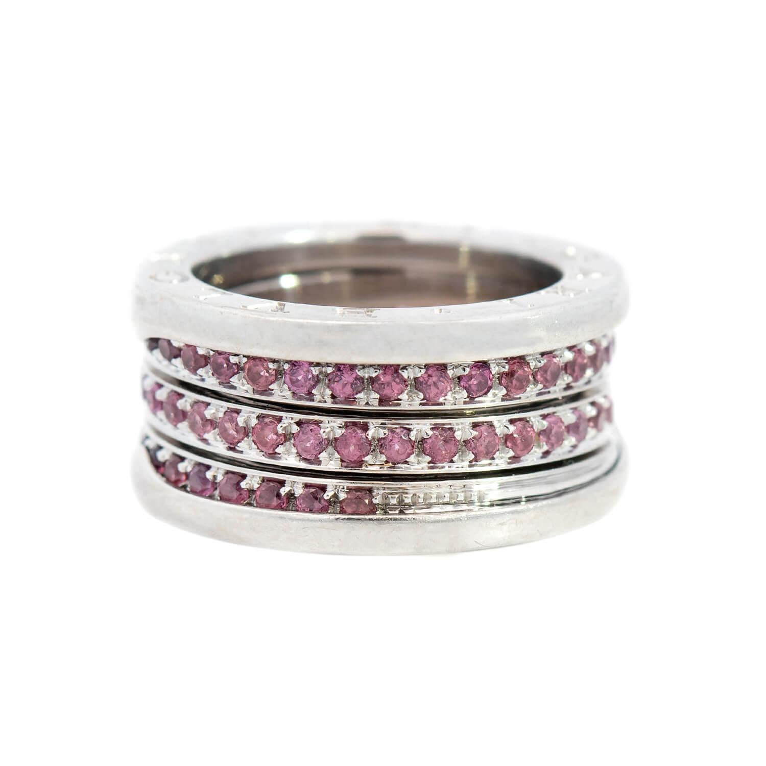 BULGARI Estate 18k Sapphire Ring im Zustand „Gut“ im Angebot in Narberth, PA