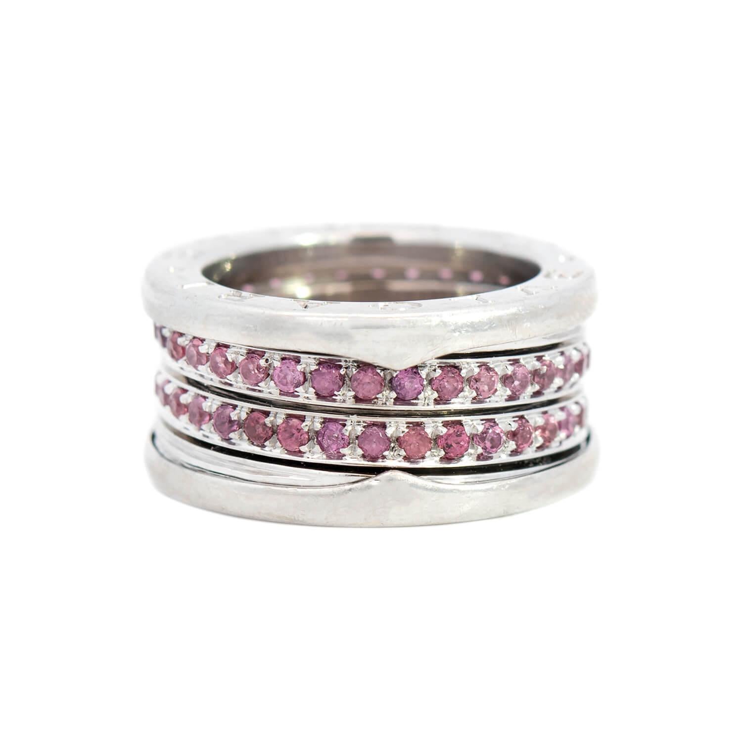 BULGARI Estate 18k Sapphire Ring Damen im Angebot