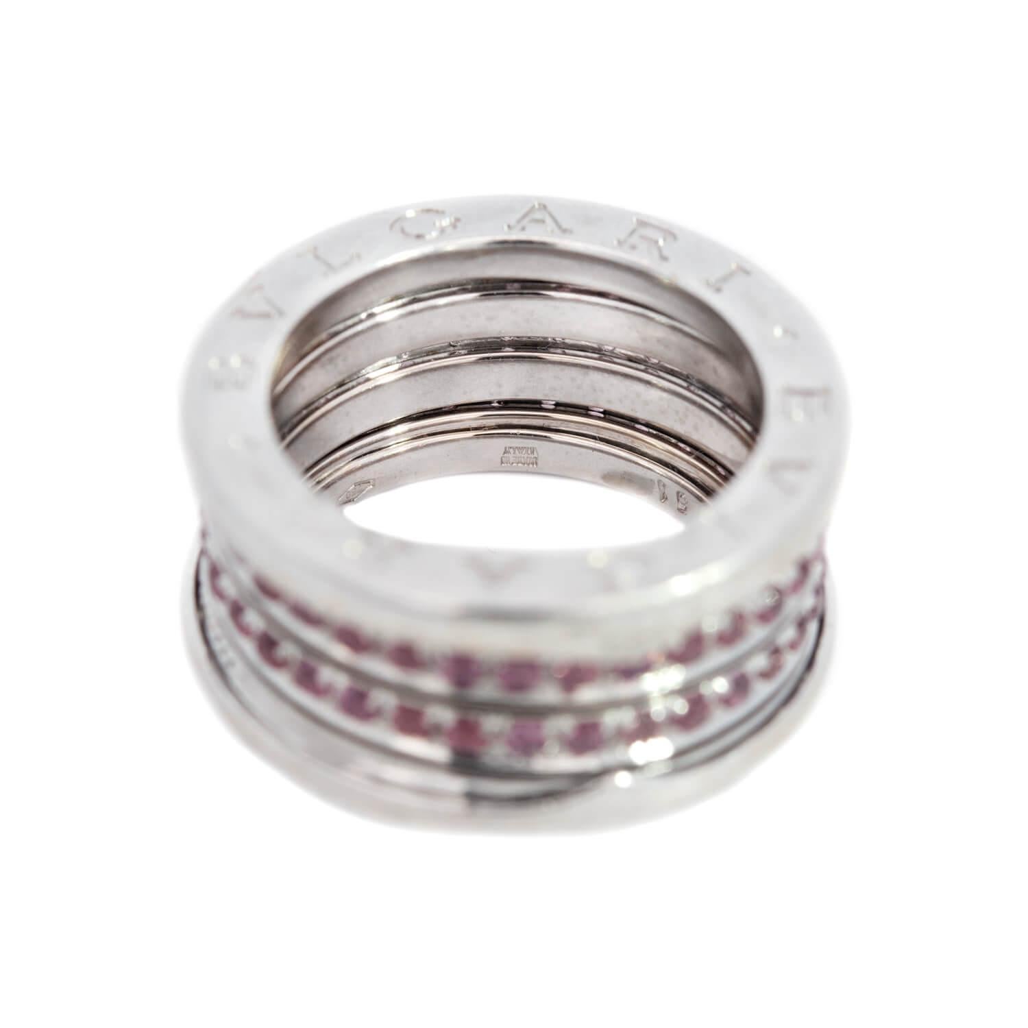 BULGARI Estate 18k Sapphire Ring im Angebot 2