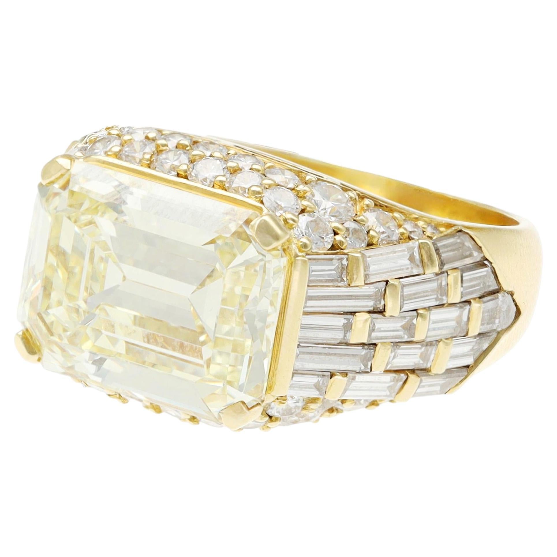 BULGARI Ring „Trombino“ mit hellgelbem Fancy-Diamanten