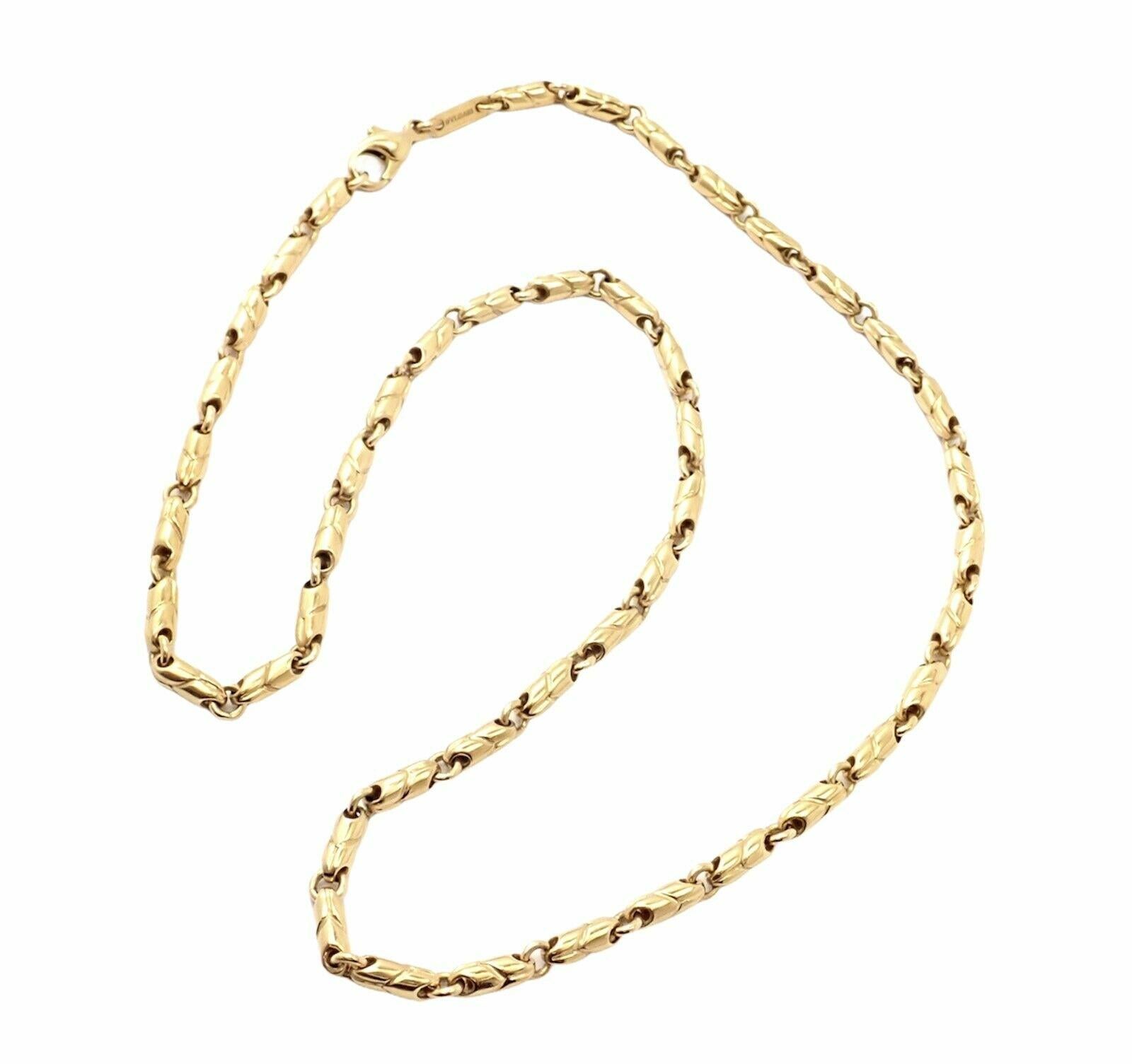 18k Yellow Gold Link Chain Necklace by Bulgari.
Details:
Length: 19