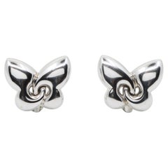Bulgari Farfalle 18K White Gold Butterfly Earring