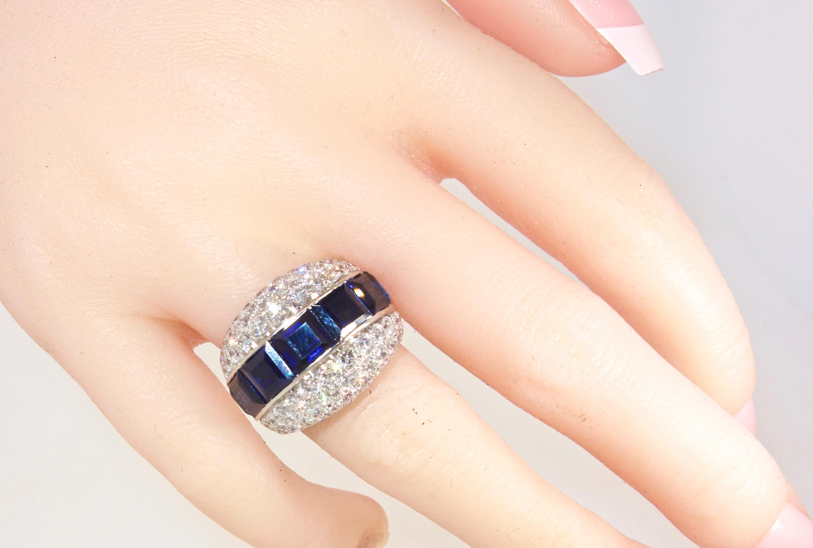 Bulgari Fine Sapphire and Diamond Ring 1