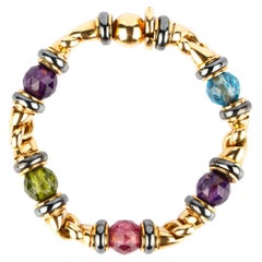 Bulgari Bracelet Giancio en or et multi-gemmes