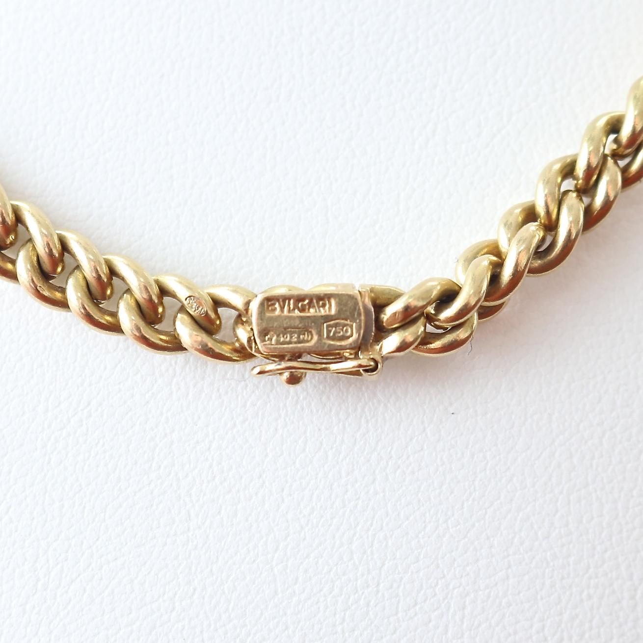Women's Bulgari Gemstone Gold Necklace