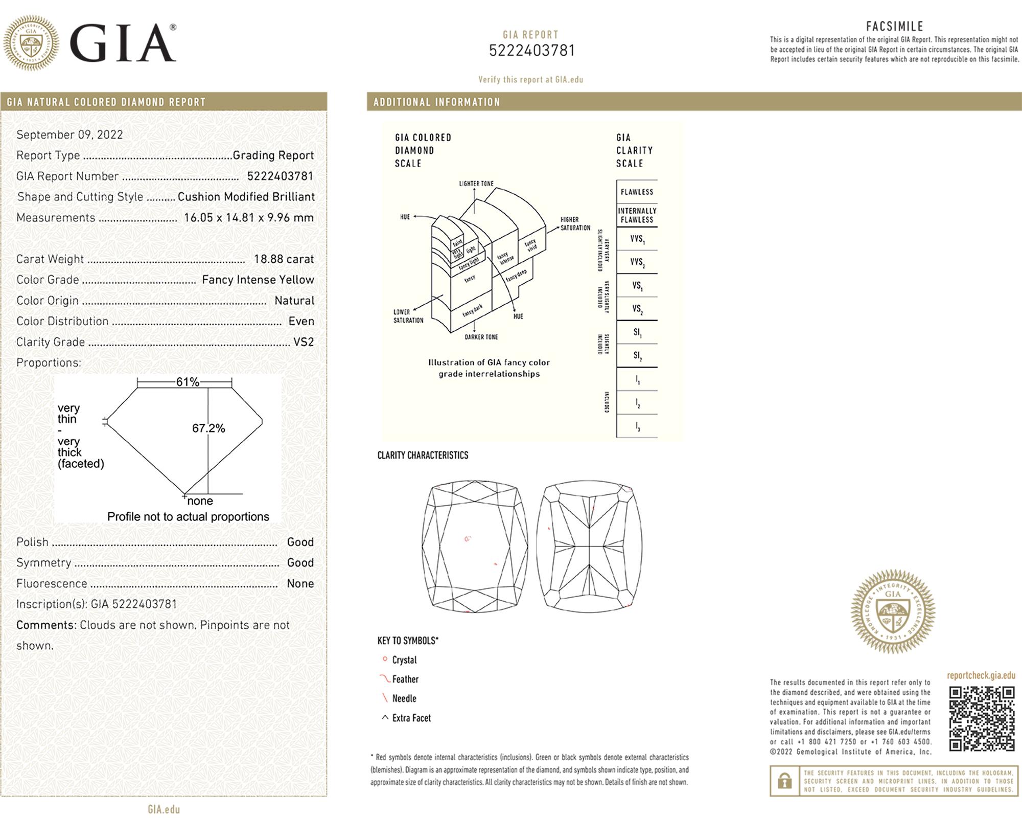Bulgari GIA-zertifizierte Vintage-Diamantenbrosche um 1960 (Kissenschliff) im Angebot
