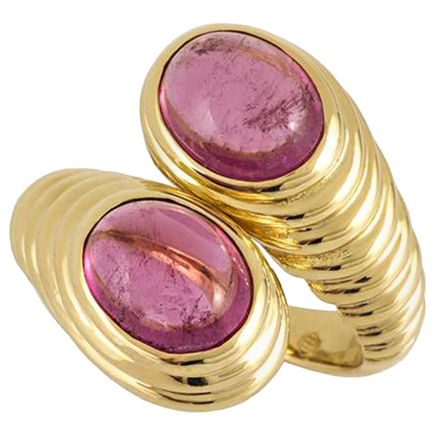 Bulgari Gold Amethyst Dress Ring