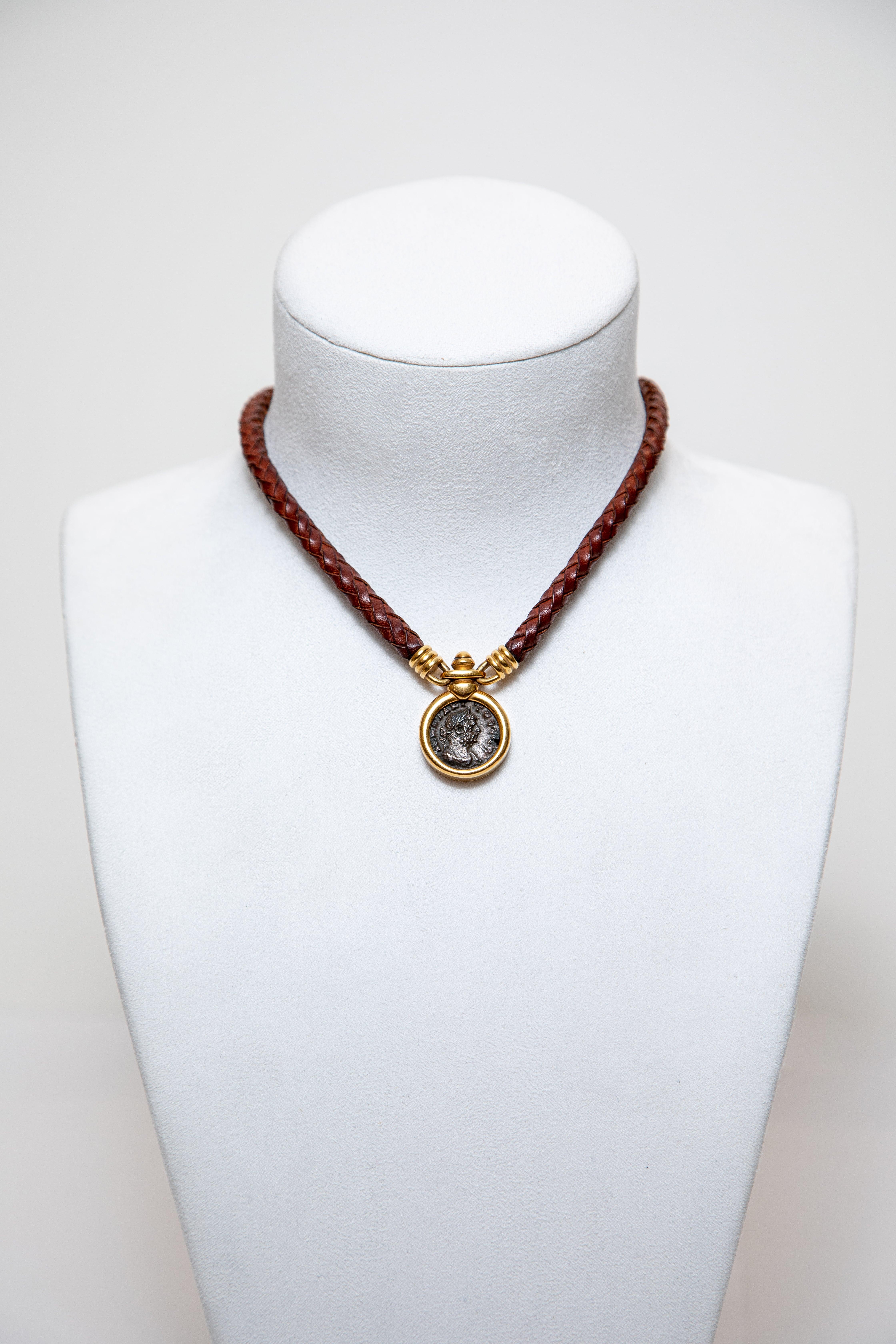 bulgari coin necklace