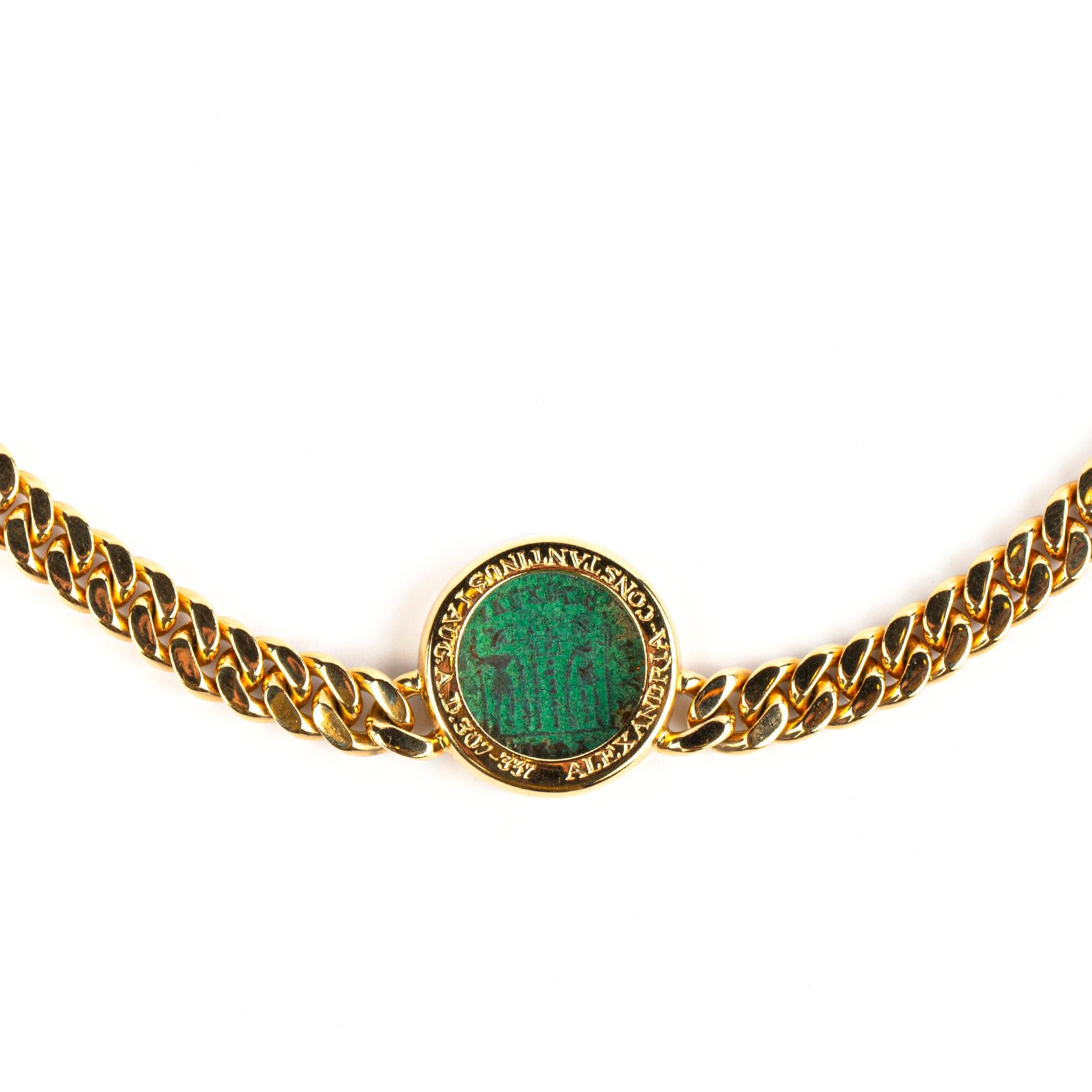 Women's Bulgari Gold and Ancient Coin ‘Monete’ Necklace