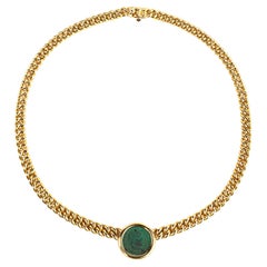 Bulgari Gold und antike Münzen 'Monete' Halskette