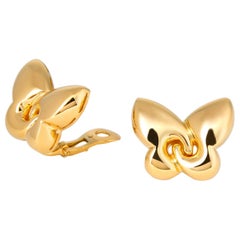 Bulgari Gold Butterfly Earrings