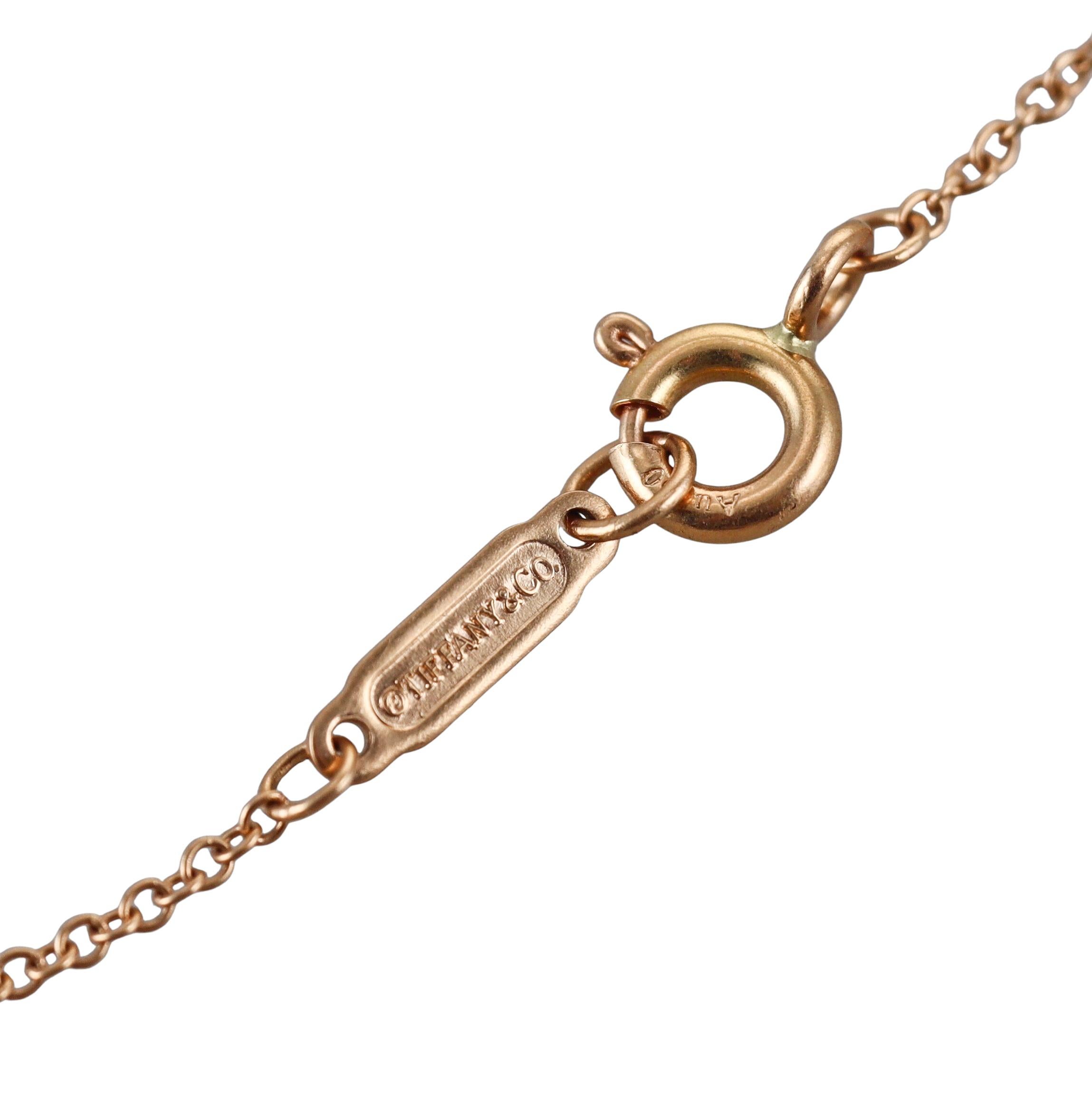 Bulgari Gold-Diamant-Schneeflocken-Charm-Anhänger an Tiffany & Co Kette Halskette im Angebot 2