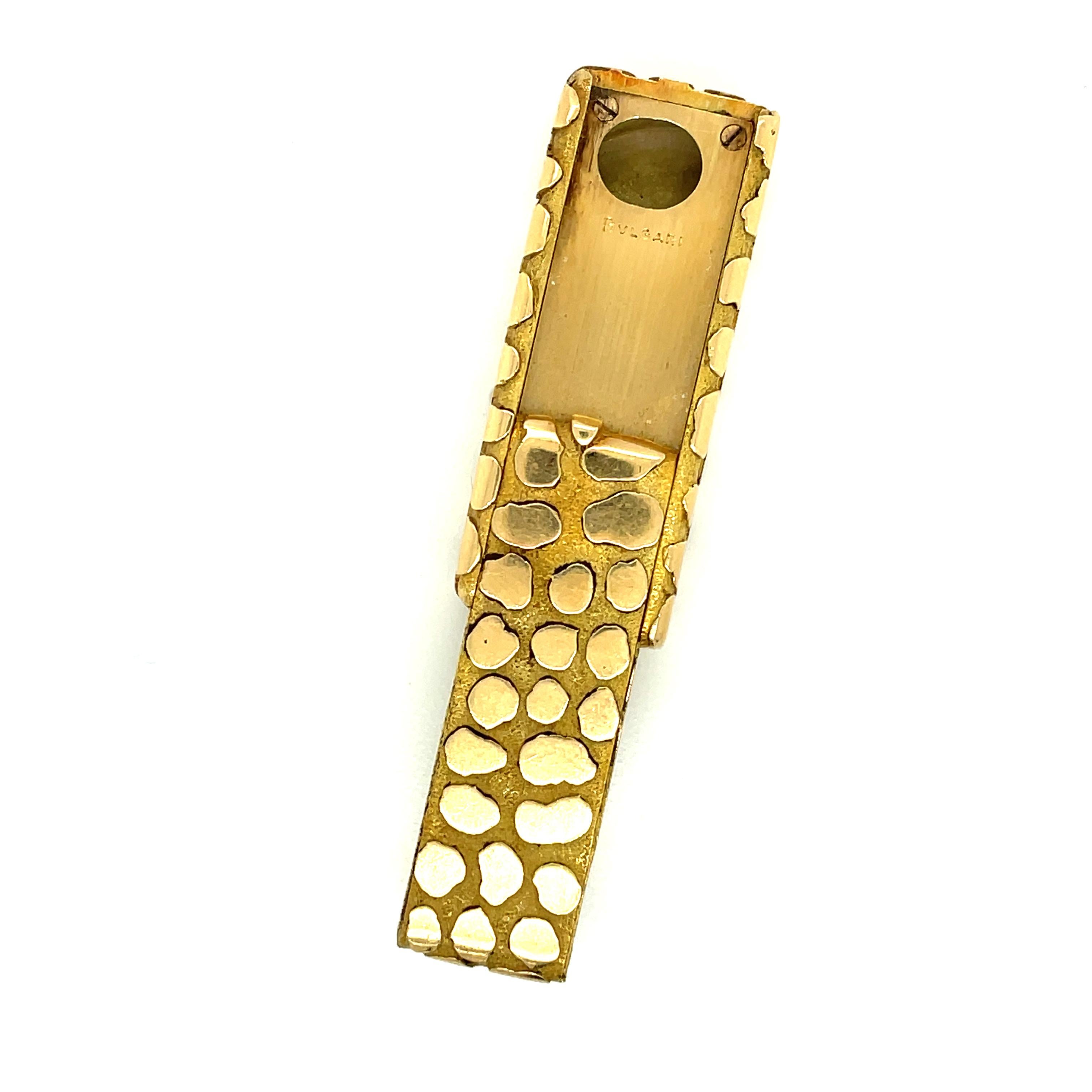 Bulgari Gold Leopardprint Design Pills box  2