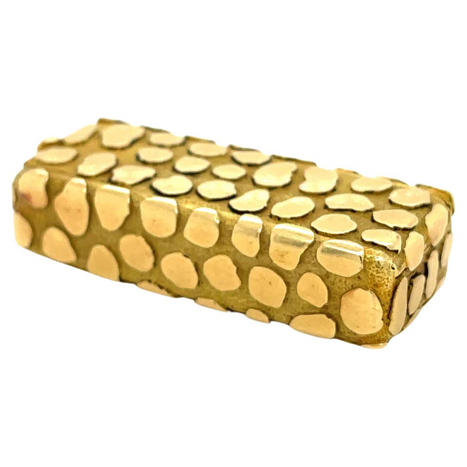 Gold Pill Box For Sale at 1stDibs | gold pill case, antique gold pill ...