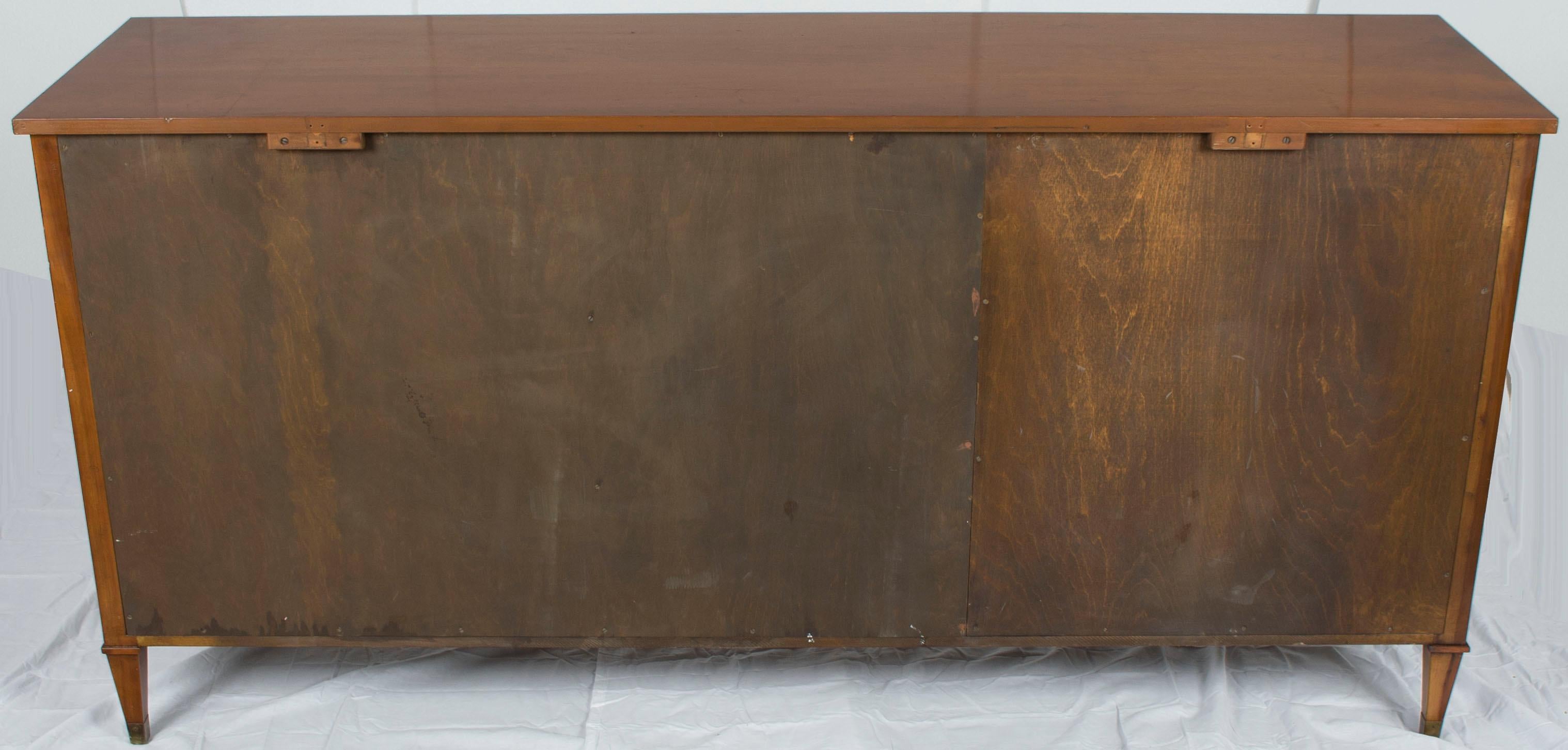 Directoire Style Mid-Century Modern Credenza Buffet Sideboard For Sale 5