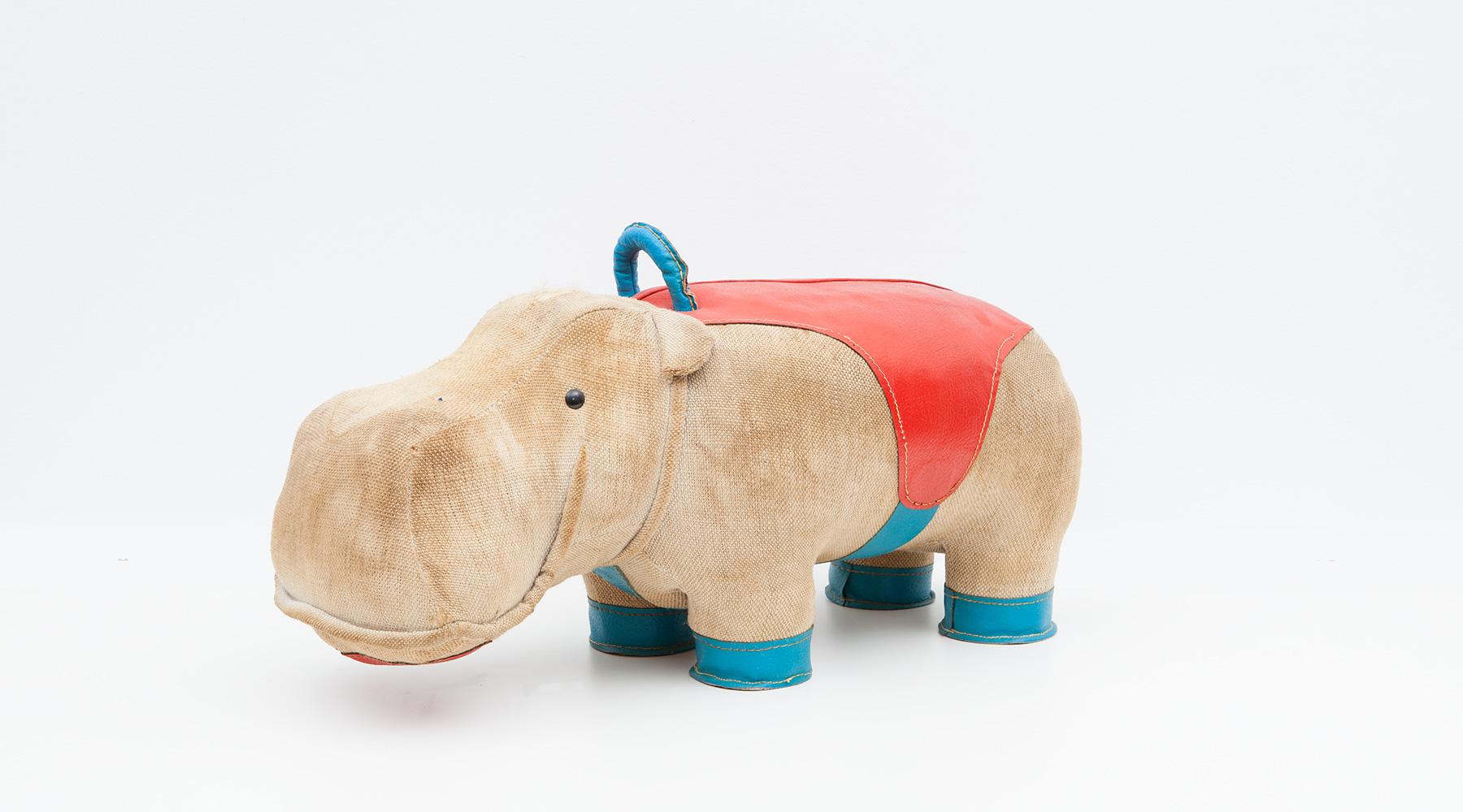 1970s High-Quality Children Toy 'Hippo' by German Renate Müller 'c' 8