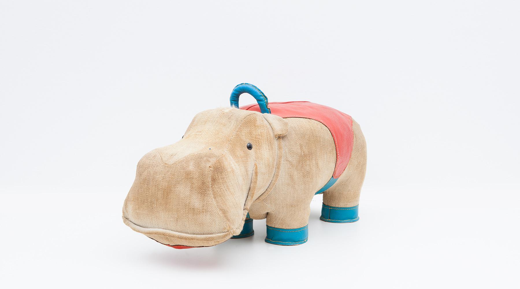 1970s High-Quality Children Toy 'Hippo' by German Renate Müller 'c' 9