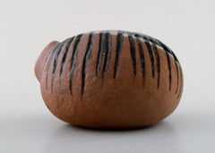Lisa Larson for Gustavsberg, Stoneware Figure of Lying Cat