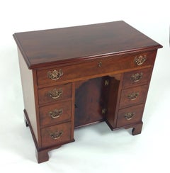 George III Mahogany Knee Hole Desk