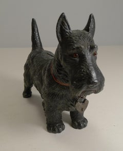 Figural Money Box or Bank, Scottish Terrier, circa 1920