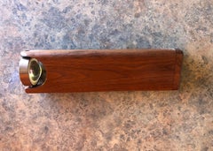 Midcentury Walnut and Brass Kaliedoscope