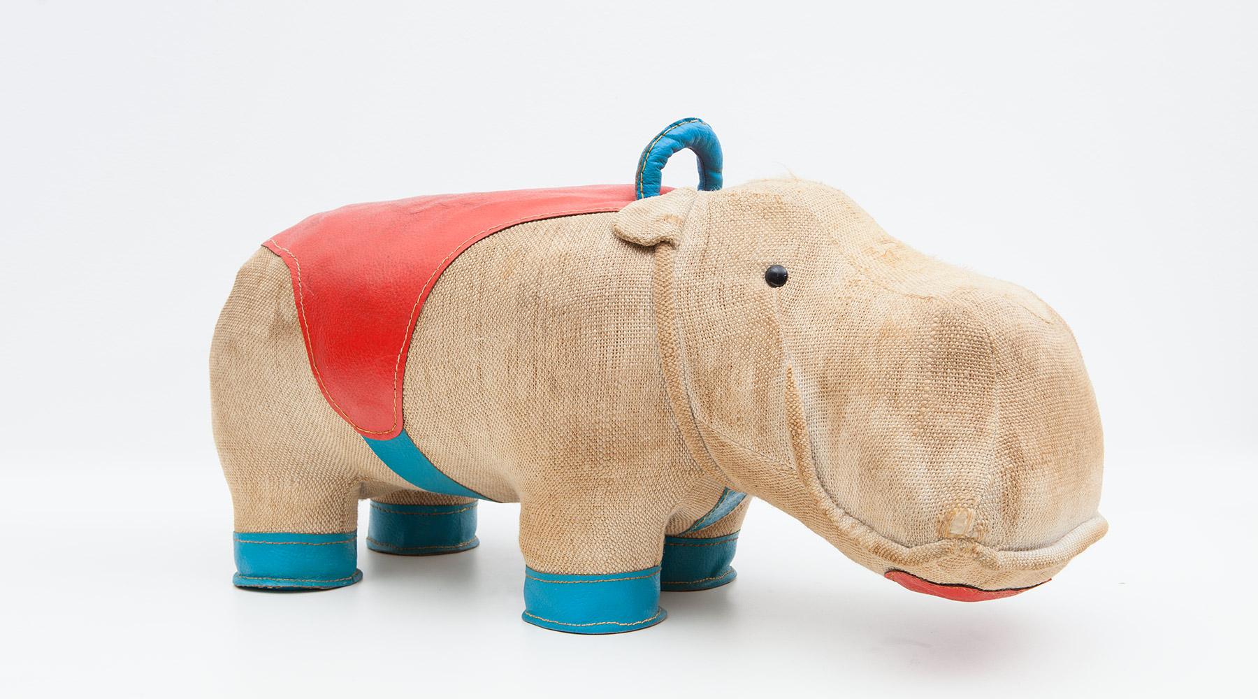 1970s High-Quality Children Toy 'Hippo' by German Renate Müller 'c' 13