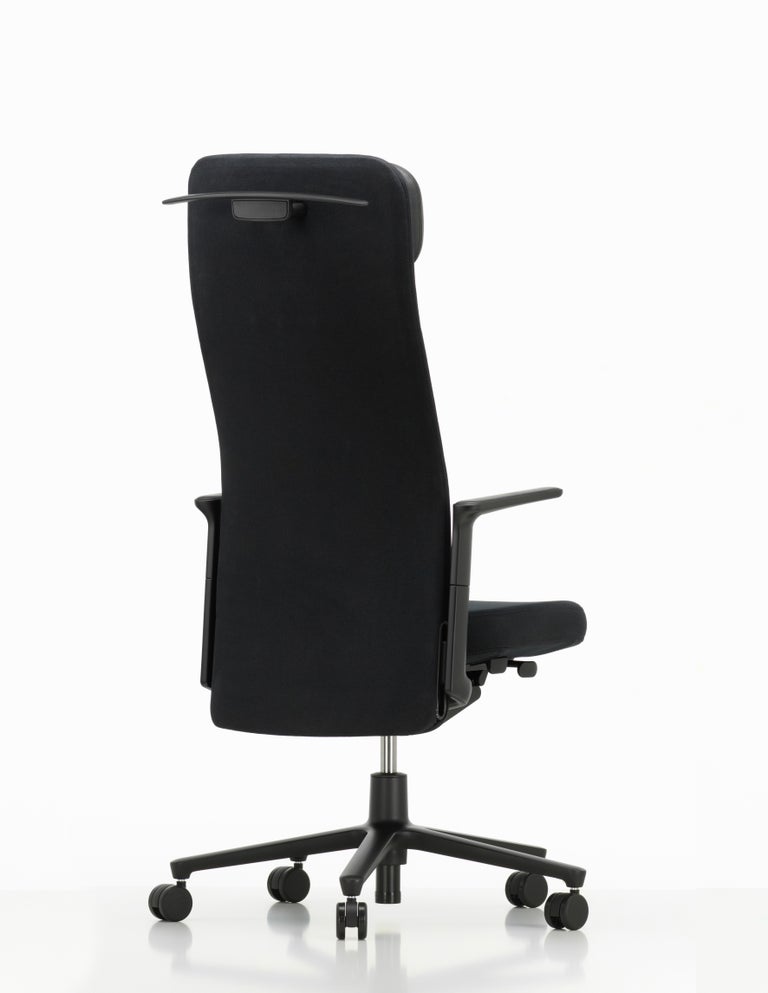 Vitra Pacific High Upholstered Backrest Chair with Headrest by Edward