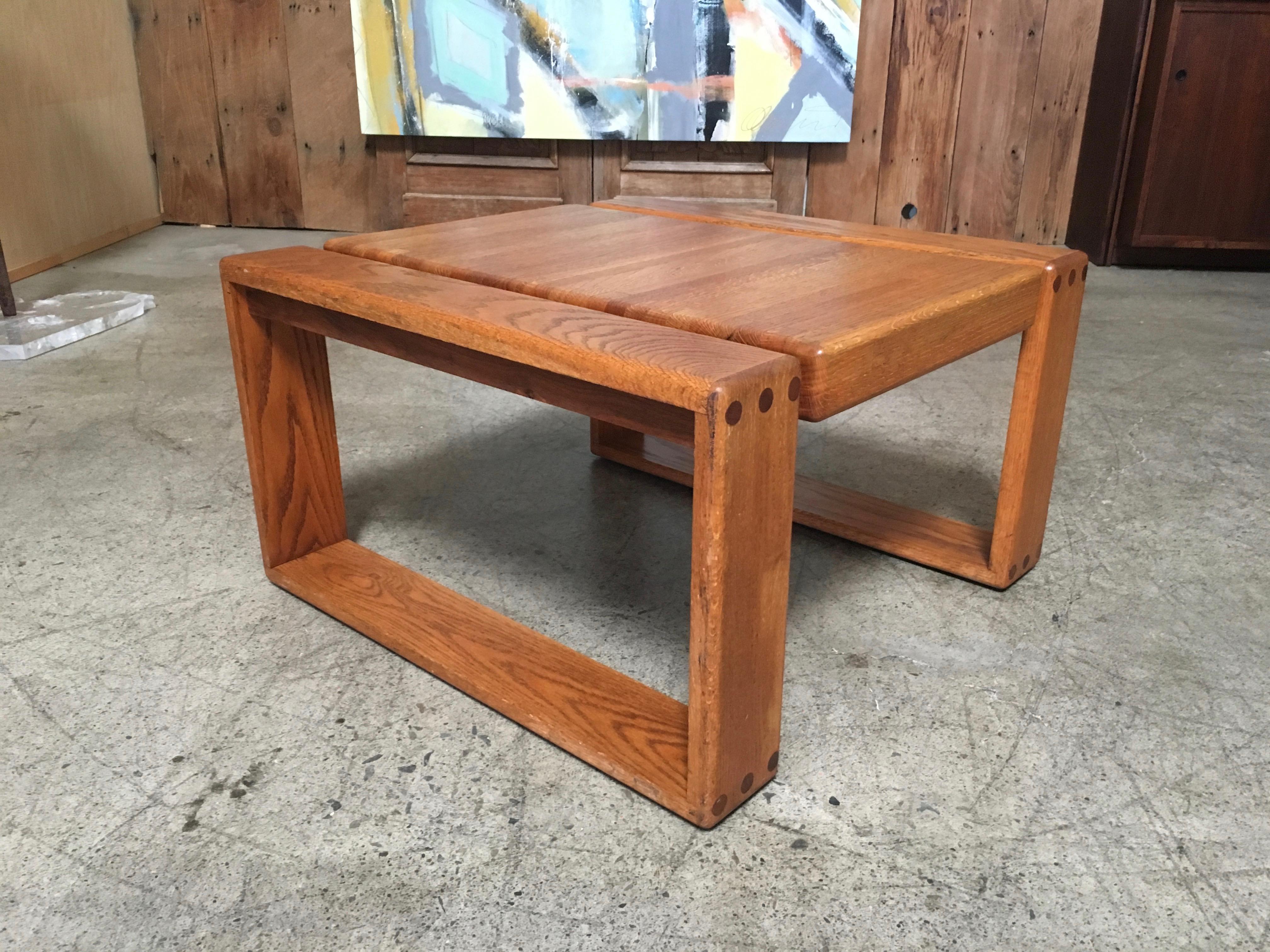 Mid-Century Modern California Design 1970s End Table by Lou Hodges