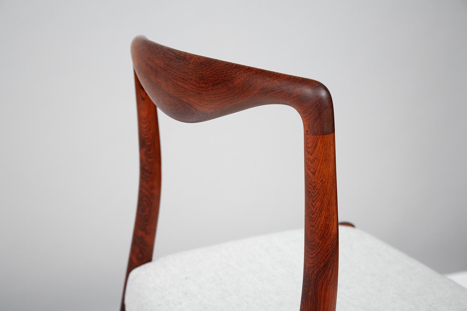 Kai Lyngfeldt-Larsen Pair of 1960s Danish Rosewood Side Chairs In Excellent Condition In London, GB