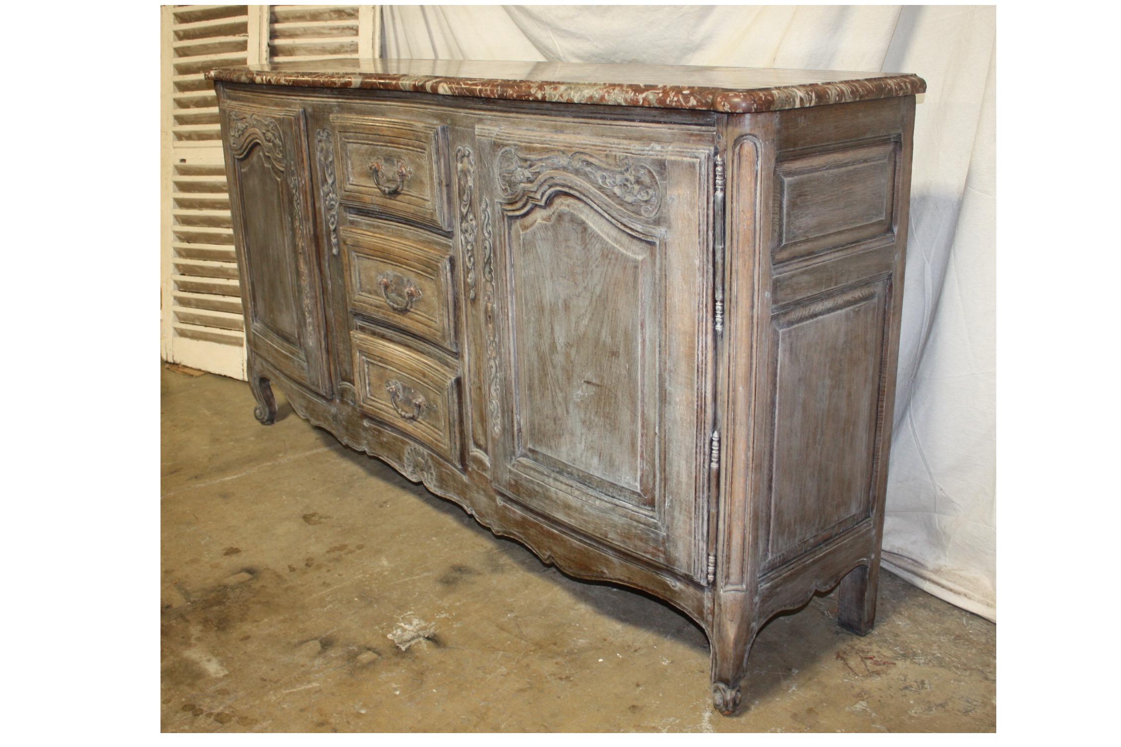 Marble Early 19th Century French Sideboard