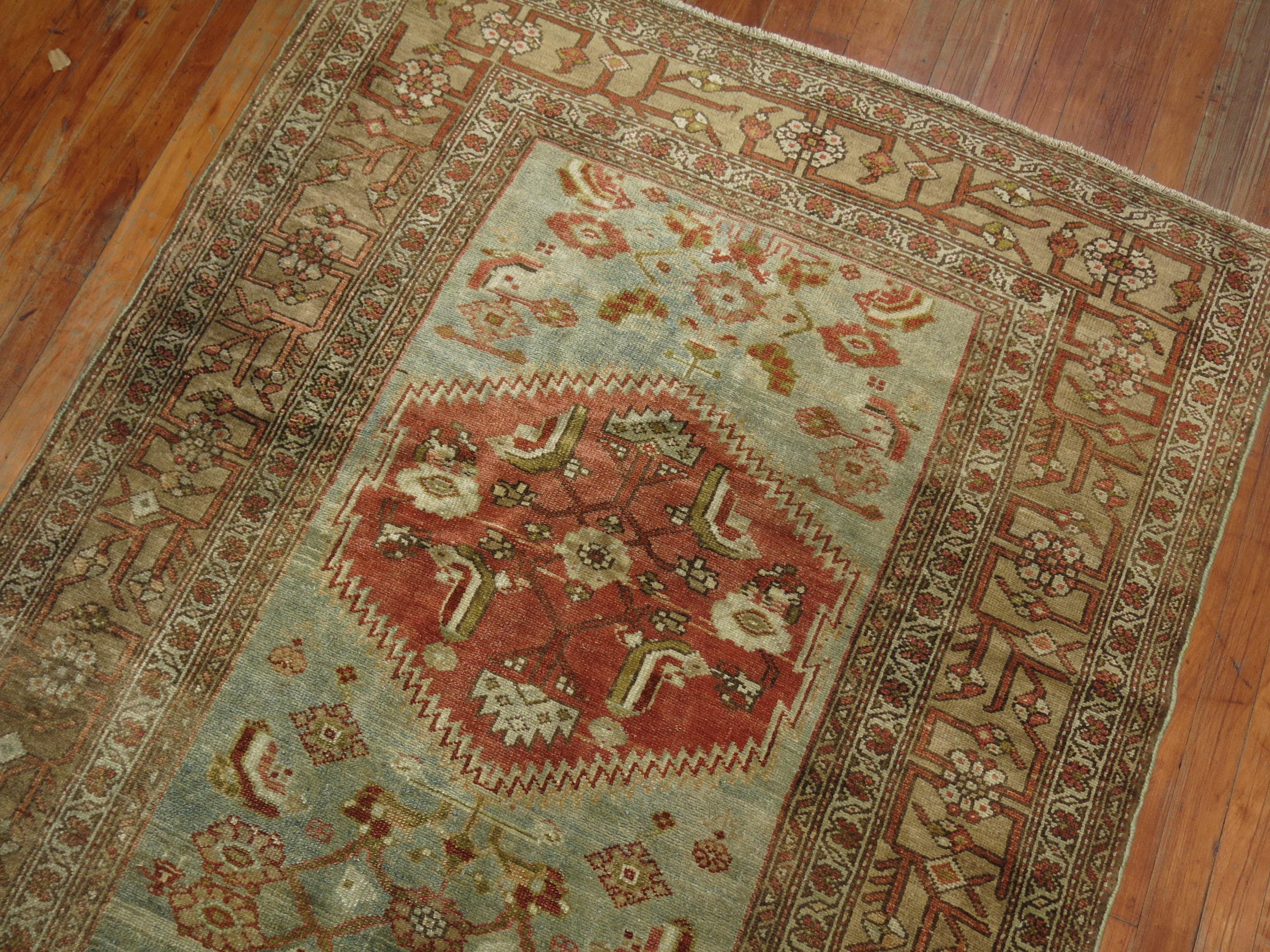 Antique Persian Malayer Intermediate Runner In Excellent Condition In New York, NY