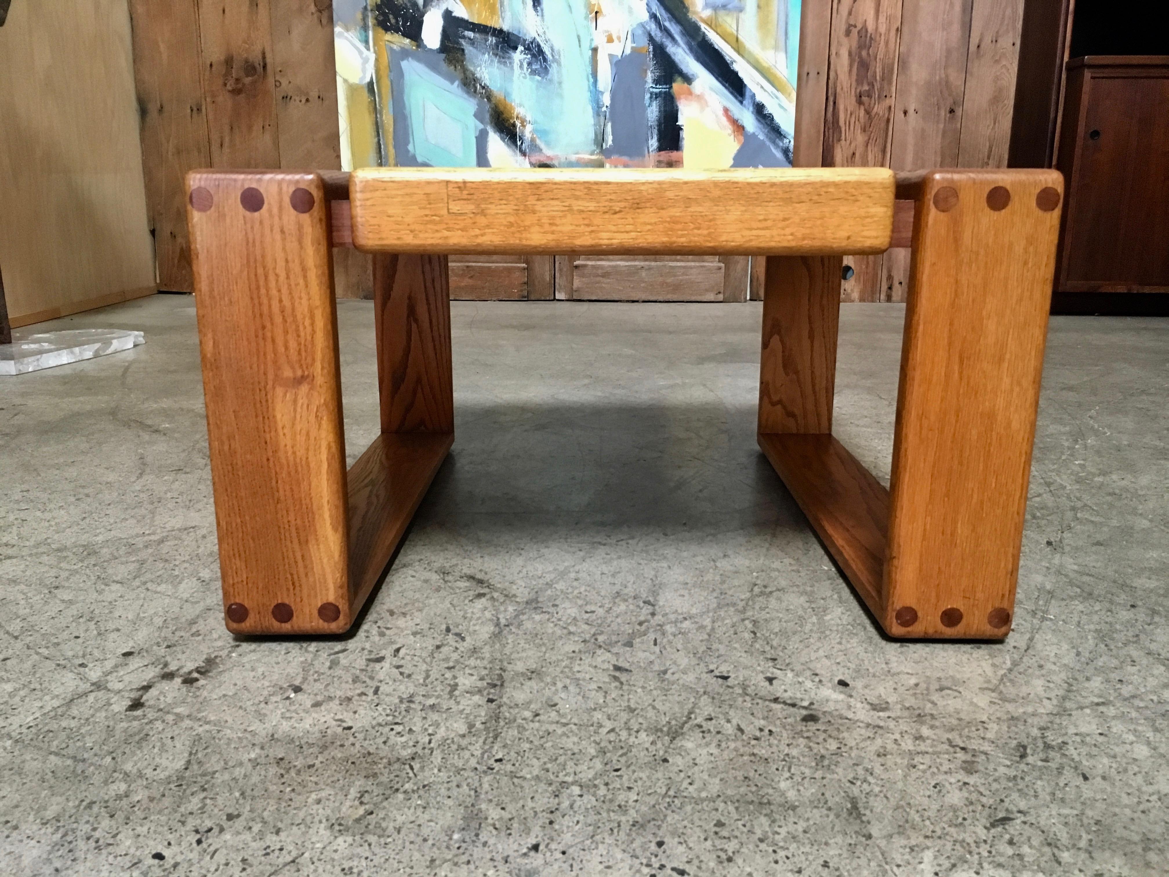 20th Century California Design 1970s End Table by Lou Hodges