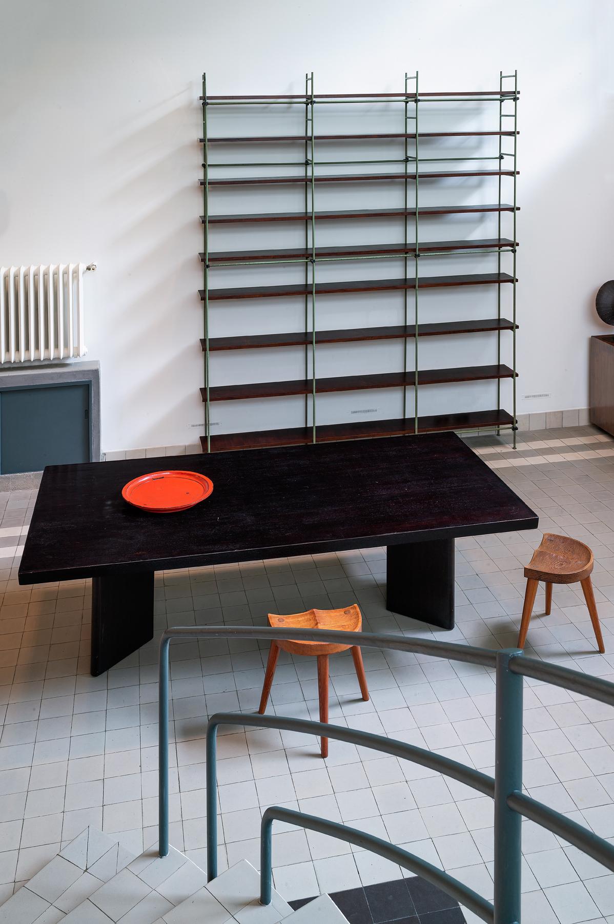 Indian Pierre Jeanneret, Library Table, Chandigarh, circa 1955