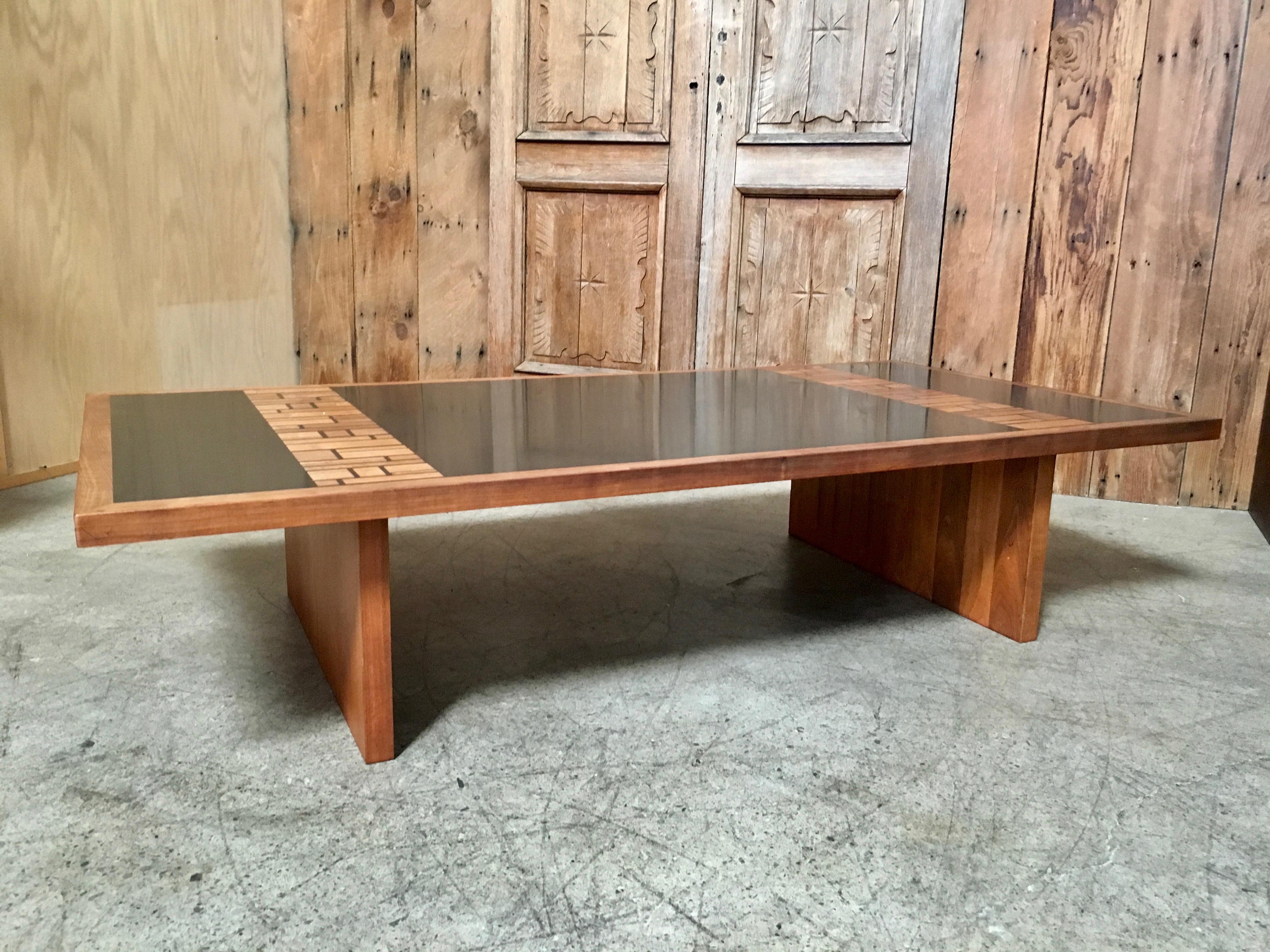 Resin California Modern Coffee Table by Frank Rohloff