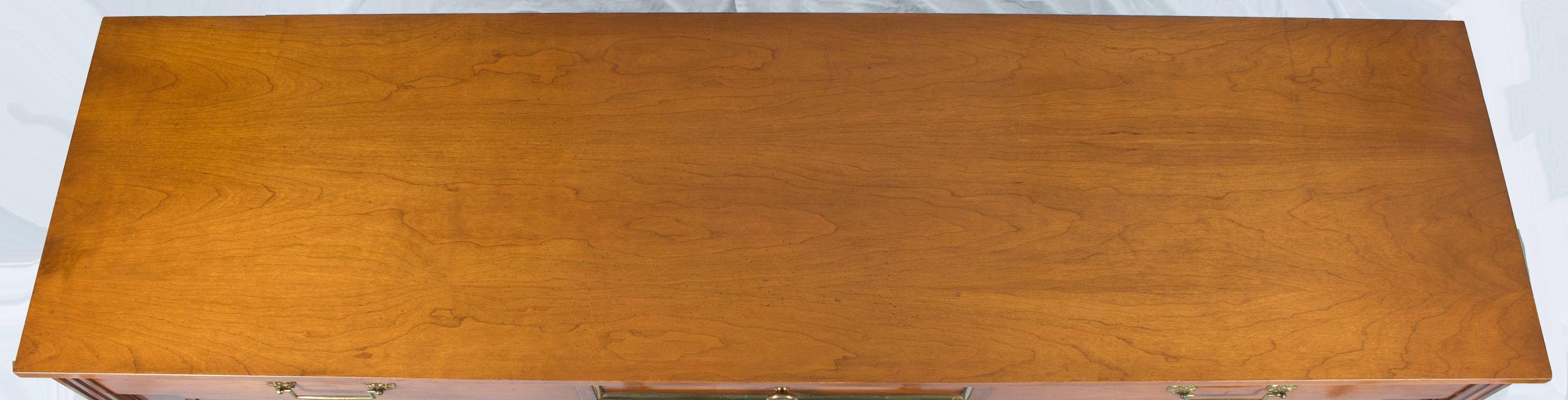Directoire Style Mid-Century Modern Credenza Buffet Sideboard For Sale 1
