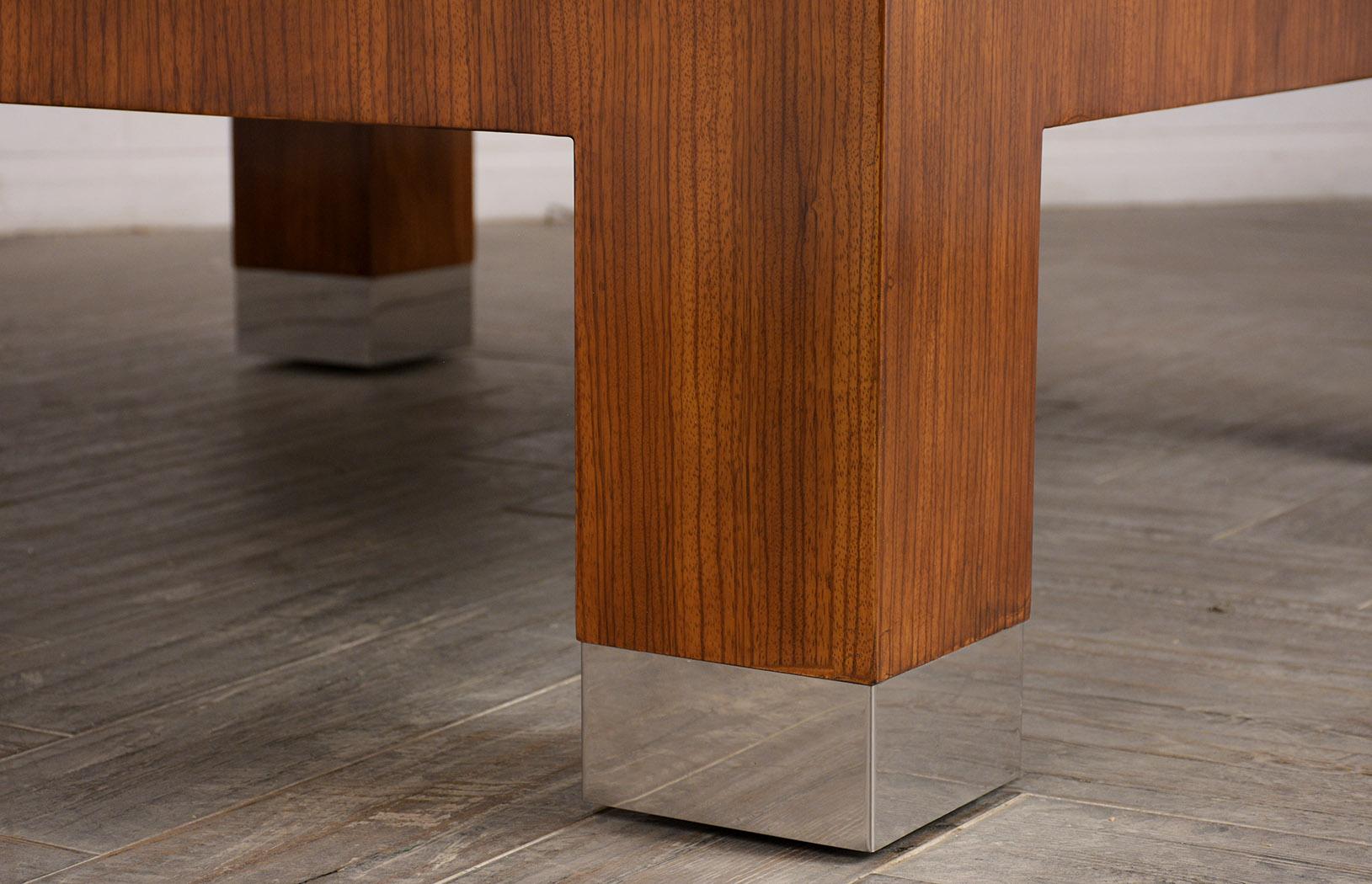 Mid-Century Modern Lacquered Square Coffee Table 2