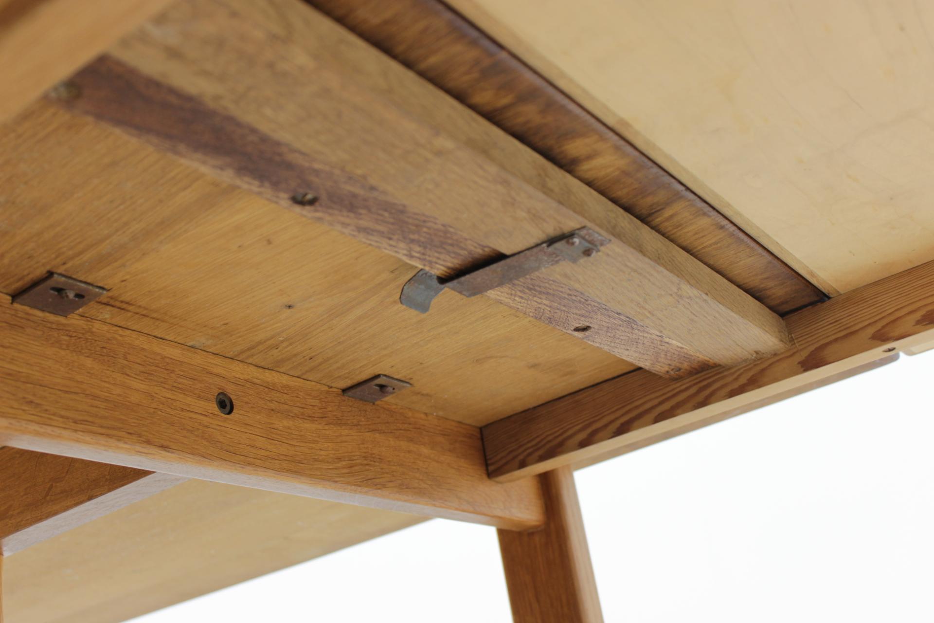 Kurt Ostervig Solid Oak Extendable Dining Table 2