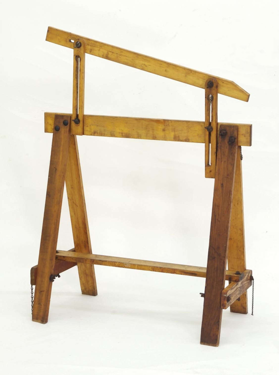 Pair of Adjustable Sawhorses, circa 1920 For Sale 2