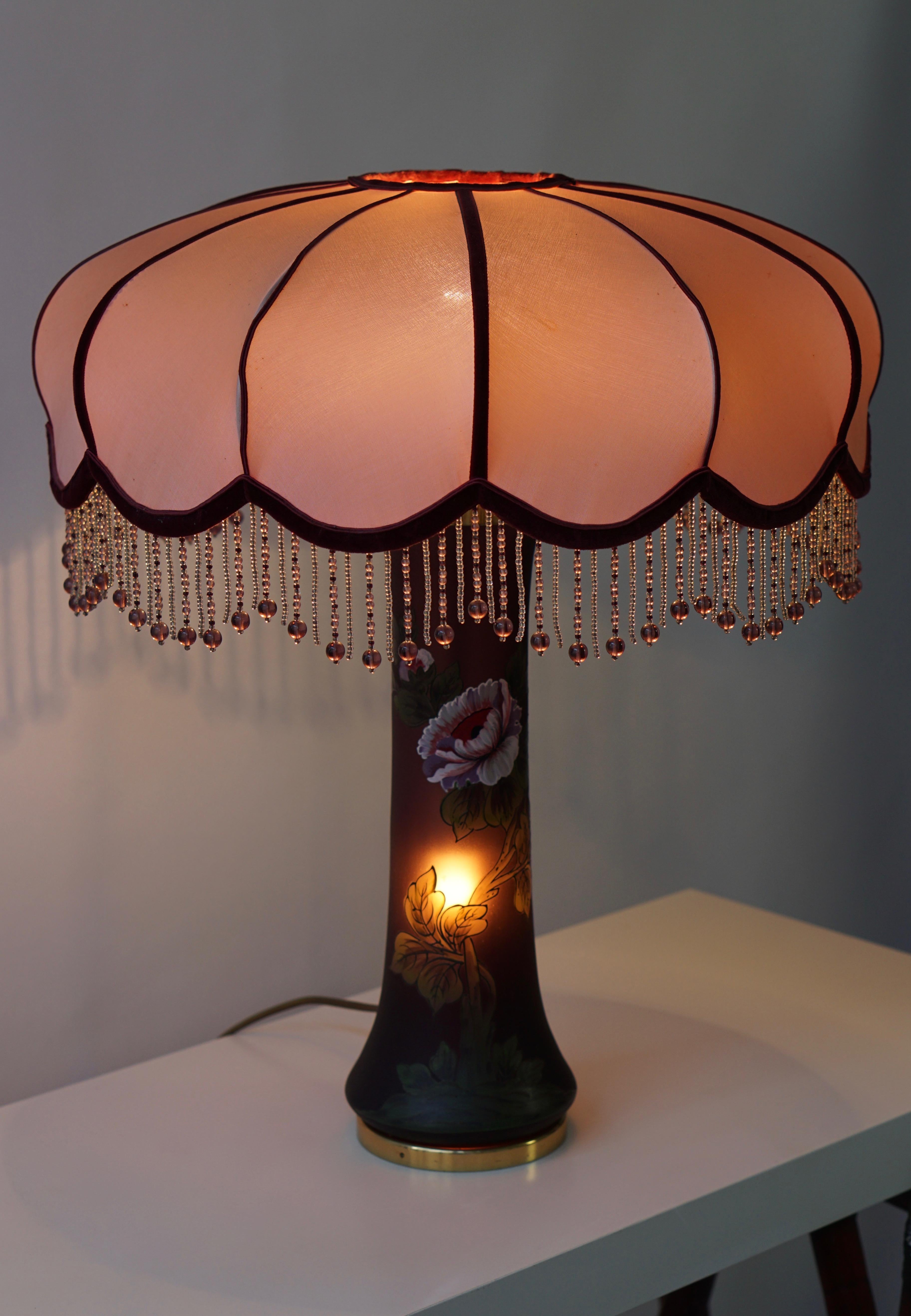 At Nouveau Table Lamp in Glass 2