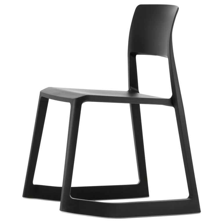 Vitra Tip Ton Chair in Basic Dark by Edward Barber and Jay Osgerby For