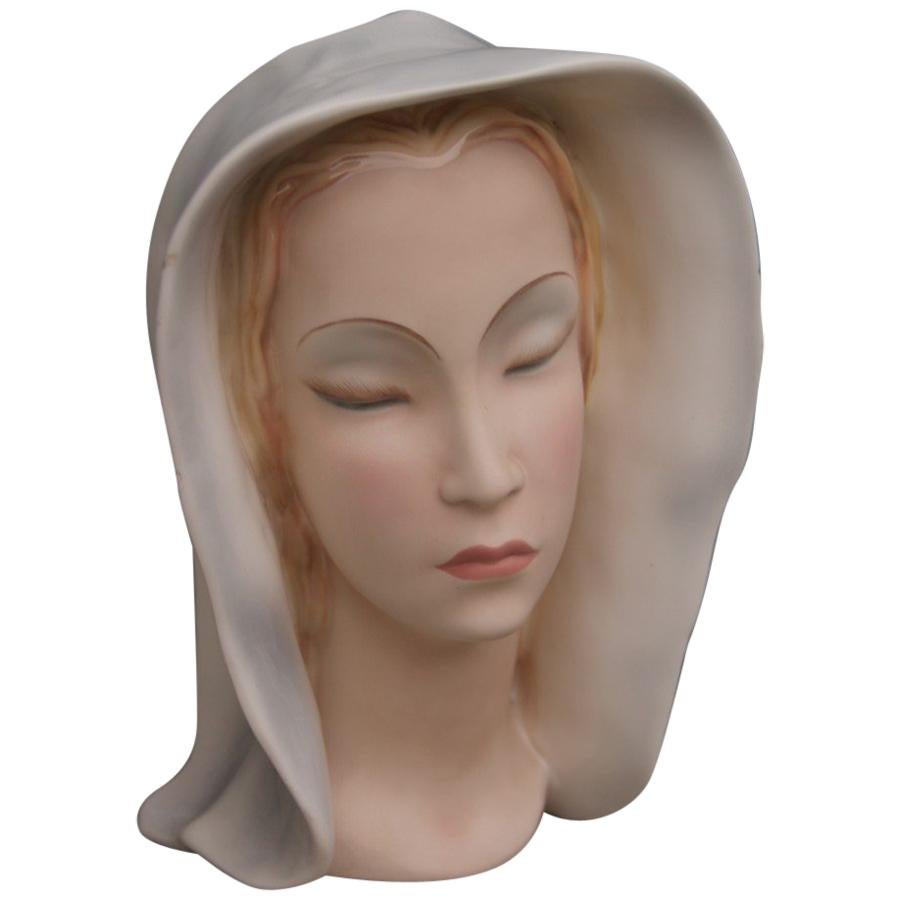 Bust-Skulptur Le Bertetti Torino Mid-Century Modern Italienisches Design Melancholy im Angebot