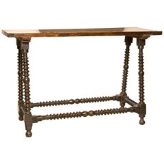 Table for Spanish Desk, Walnut, Spain, 17th Century