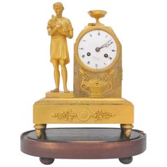 French Empire Period Ormolu Mantel Clock